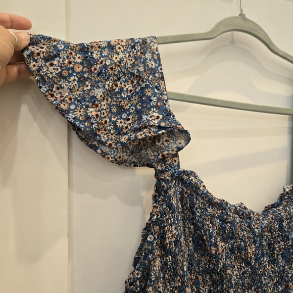 Sonoma Ruffled Smocked Midi Sundress - Picture 3 of 5